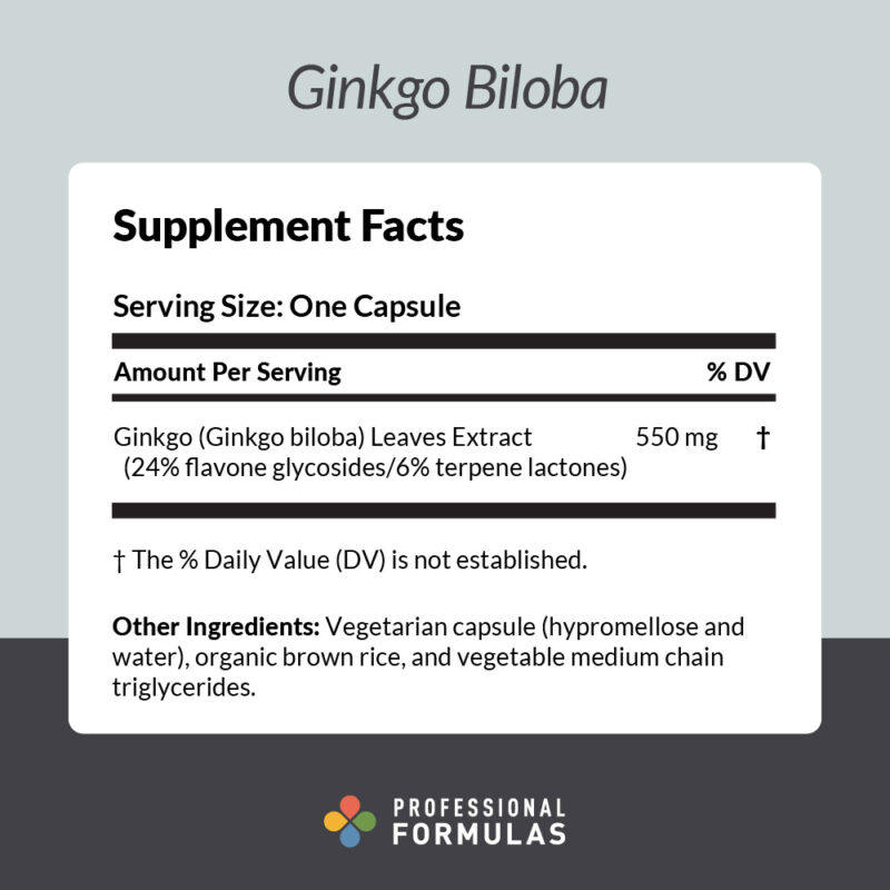 Ginkgo Biloba – Professional Formulas