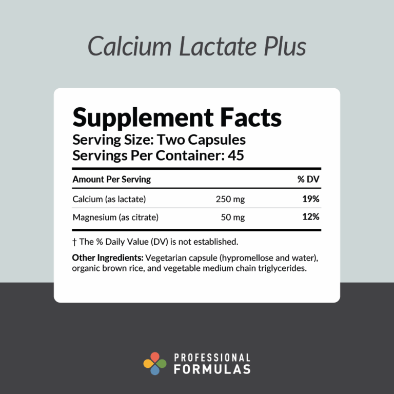MCL - Calcium Lactate Plus - G - GREEN (EDIT)
