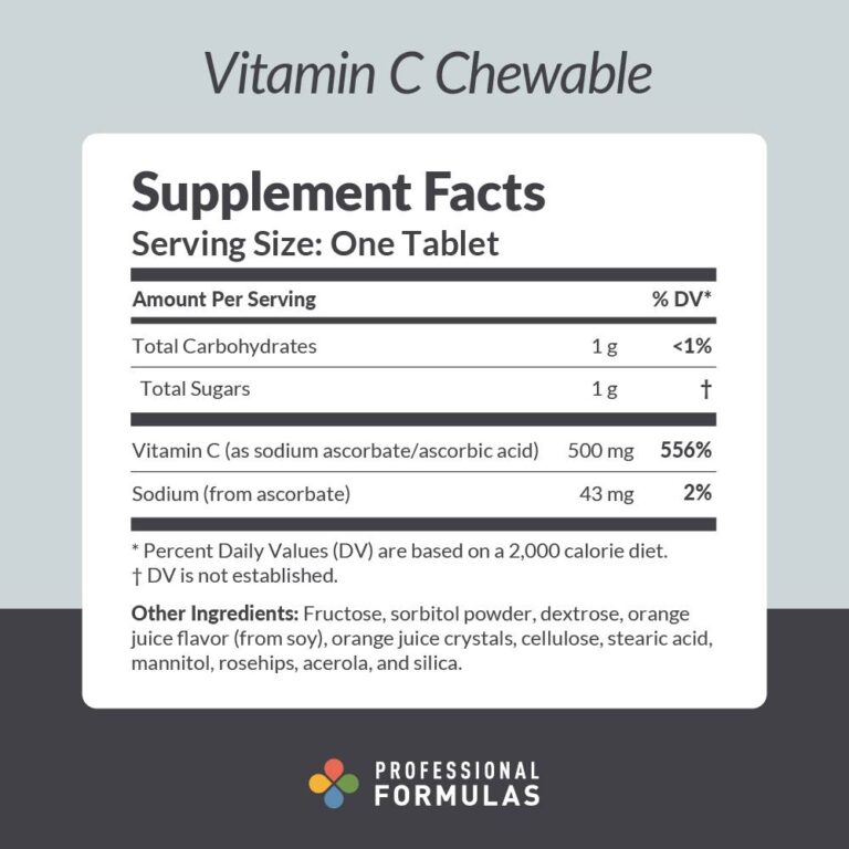 2024-VCC - Vitamin C Chewable - G - GREEN