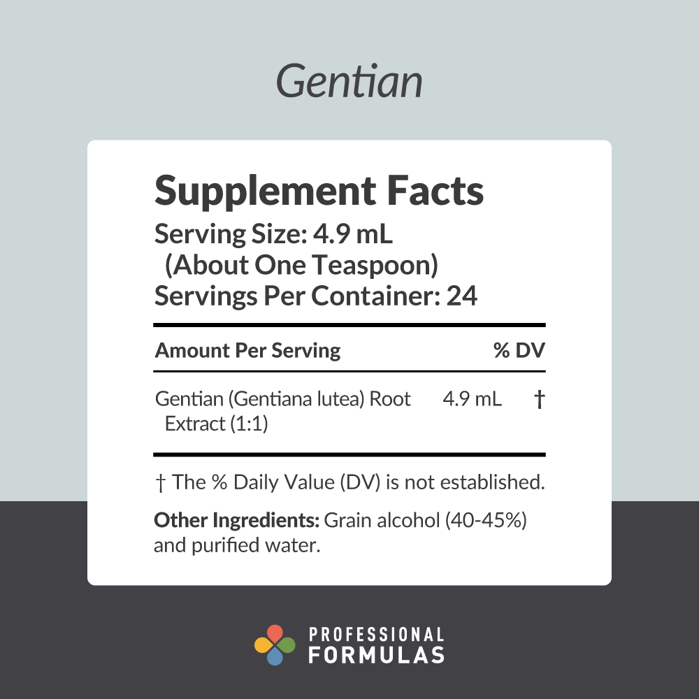 Gentian Gentiana Lutea Professional Formulas 